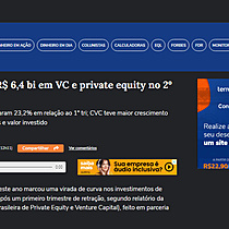 Brasil capta R$ 6,4 bi em VC e private equity no 2 tri